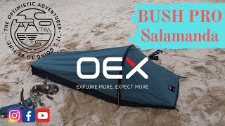 OEX Salamanda hooped Bivvy bag review Cornish Beach wild camping trip GOOutdoorsTV [upl. by Melloney]