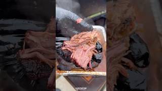 Shredding Beef ASMR  Over The Fire Cooking by Derek Wolf [upl. by Notsej641]