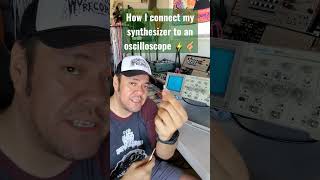 How to connect a synthesizer to an oscilloscope [upl. by Nnahgem841]