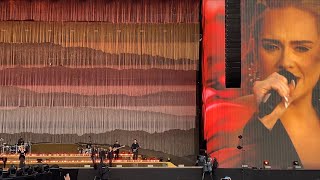 Adele “I Drink Wine” LIVE at BST Hyde Park London 7122 [upl. by Smallman288]