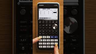 Casio fxCG50 tutorials Reduced Row Echelon Form shorts [upl. by Triny]