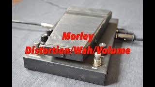 Morley DistortionWahVolume Pedal  in mix amp playthrough [upl. by Hijoung]