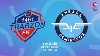 TFF 2Lig  1461 Trabzon FK  Ankara Demirspor [upl. by Gies632]