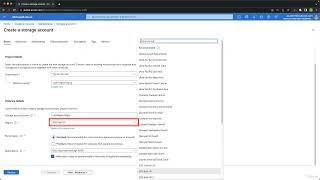 13 Creating Azure Storage Account [upl. by Acnayb748]