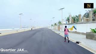 ZOOM SUR LA CORNICHE EST DE COTONOU Cotonou se transforme radicalement [upl. by Bilicki]