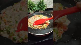 Oats Omelette full recipe in bengalihealthy tiffin ideaoats recipehealthy breakfast omelette [upl. by Nauht]