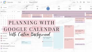 The ULTIMATE Google Calendar Planner System For EVERYTHING  TUTORIAL [upl. by Arytal]