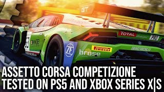 Assetto Corsa Competizione Upgraded For PS5 and Xbox Series XS  Full Analysis [upl. by Aietal]