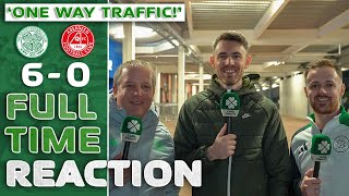 CELTIC 60 ABERDEEN  ONE WAY TRAFFIC  FULLTIME REACTION [upl. by Iveson]