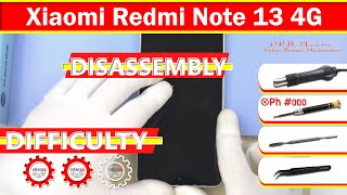 Xiaomi Redmi Note 13 4G 23124RA7EO Disassembly in detail Take apart [upl. by Joslyn516]