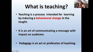 What is Teaching What is teaching methods [upl. by Cynar20]