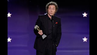 Jeremy Allen White wins quotBest Actor in a Comedy Seriesquot at the 29th Annual Critics Choice Awards [upl. by Ellennahs]