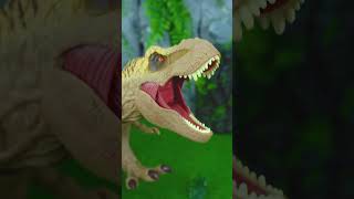 T Rex VsIndominus Rex Roars dinosaurs dinosaurtoys [upl. by Whitaker485]