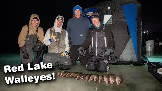 Ice Fishing Upper Red Lake December 8th 2023 We Crushed Them [upl. by Alyakim]