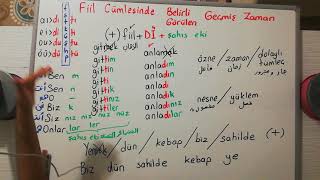 الفعل الماضي في اللغة التركيةTürkçede Belirli Geçmiş Zaman A2 المستوى الثاني [upl. by Alidus]