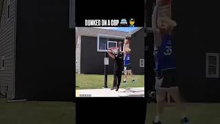 Dunked on a Cop 🚔 teamflightbrothers TristanJass [upl. by Nilyak841]