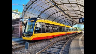 KARLSRUHE Stadtbahn tramtrain Straßenbahn tram 2022 [upl. by Ittocs]