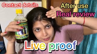 Adivasi hair oil Review with Live proof 😳Odia vlog satyahimadri lifestyle [upl. by Nayrbo]