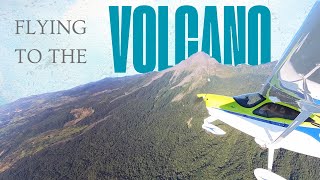 Flying the Volcano in my Tecnam P92 MK2 [upl. by Schober]