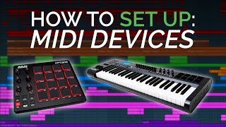 How To Set Up Your Midi Keyboard and Drumpad [upl. by Assirrak]