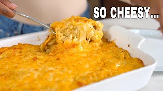 The Secret To Make A Creamy Baked Mac and Cheese Recipe Thanksgiving side Dish [upl. by Nnyltiac540]