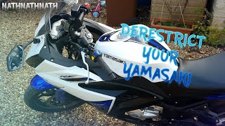 How To Derestrict The Yamasaki YM50RE FOR FREE MUST WATCH [upl. by Lomax]