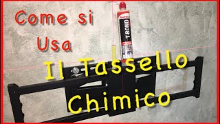 Come fissare la tv con il tassello chimico [upl. by Abate266]