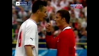 Polska  Norwegia Eliminacje MŚ 2002 Eurosport [upl. by Lucia]