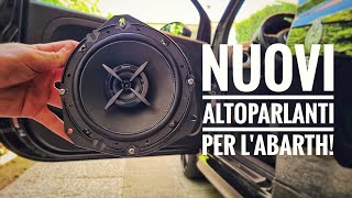 Come sostituire gli altoparlanti anteriori di una Abarth 595 e Fiat 500  Tutorial [upl. by Ayokahs]