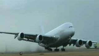 A380 Airbus Crosswind Landing Flight Test [upl. by Ayrotal362]