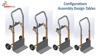 How to Create Configuration Design Tables in SolidWorks  StepbyStep Guide [upl. by Aztirak]