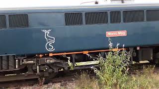 Class 86401 and 57313 Scarborough Castle move to Carnforth North Junction 24th July 2024 [upl. by Maltzman]