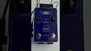 Lekato Drum 2 in 1 Looper Pedal  Pop Rhythms 9 120 BPM Lekato GuitarPedal DrumMachine [upl. by Icken]