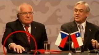 Czech President Caught Stealing Pen [upl. by Ysiad486]