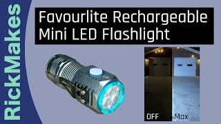 Favourlite Rechargeable Mini LED Flashlight [upl. by Salohci683]