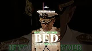 Admiral McRaven Speech MAKE YOUR BED  motivationalvideo navyseals makeyourbed [upl. by Jaynell]