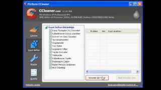 ccleaner ile kayıt defterini temizleme [upl. by Tory138]