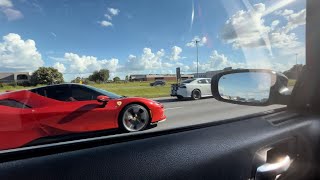 RT CHARGER VS SF90 FERRARI POV DRIVE [upl. by Irbua]