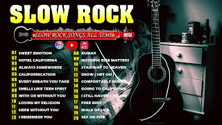 Best Rock Ballads  Slow Rock  70s 80s amp 90s  Slow Rock Songs Of All Time [upl. by Ahsaekal]