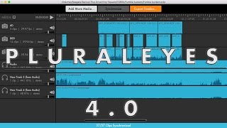 How To Sync Audio Like A Pro  PluralEyes 40 [upl. by Gardol]