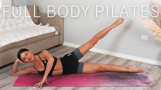 45 MIN FULL BODY WORKOUT  AtHome Pilates 🤍 Day 7 Move With Me Series [upl. by Cosme]