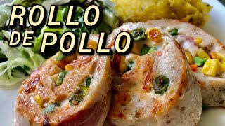 ROLLO DE POLLO RELLENO EN 20 MINUTOS  Santi Cocina [upl. by Pedro470]