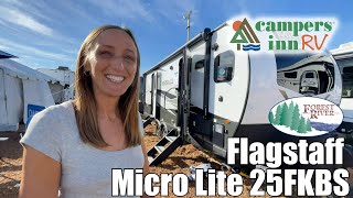 Forest River RVFlagstaff Micro Lite25FKBS  by Campers Inn RV – The RVer’s Trusted Resource [upl. by Anilocin]