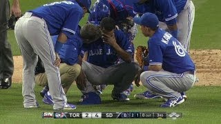 TORSD Ortiz leaves the game with an apparent injury [upl. by Anirahc136]