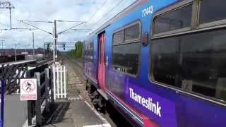 Thameslink Class 319 Departing Flitwick 03515 [upl. by Enilrek344]