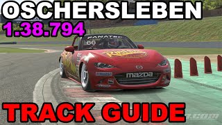 iRacing Mazda MX5 Oschersleben  Track Guide  Hotlap [upl. by Carlyle671]