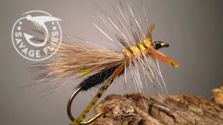 Fly Tying the Mattress Thrasher Dry Fly Attractor Pattern [upl. by Hildick108]