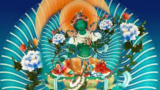 Buddhist Mantra “Om Tare Tut Tare Ture Soha” ☸ Led By HH Dalai Lama [upl. by Noby]