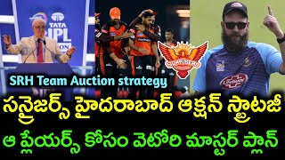 IPL 2024 Sunrisers Hyderabad team auction strategy [upl. by Beasley]