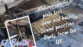 PART 19 Sound proofing the floor pan and replacing the gear rod bush plus more [upl. by Nattirb]